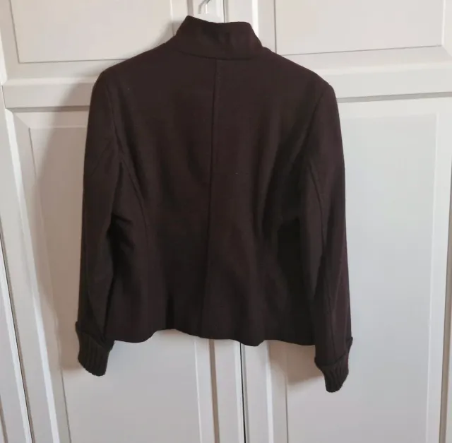 Chaqueta blazer mujer marrón chocolate