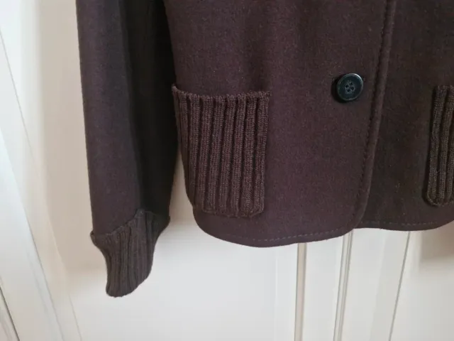 Chaqueta blazer mujer marrón chocolate