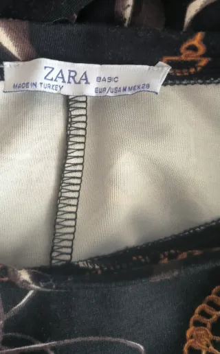 Vestido cadenas Zara