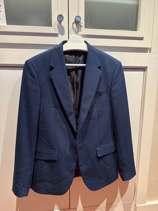 Americana Zara Azul Hombre