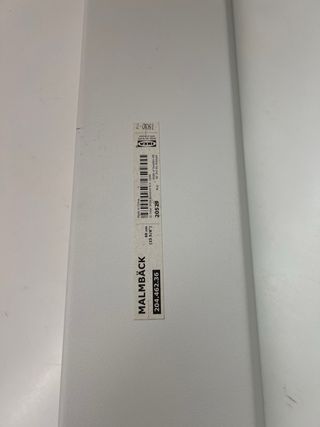 Malmback Mensola espositiva in metallo bianca