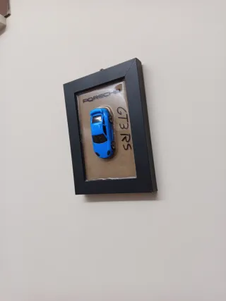 Quadretto Resina Porsche GT3 RS Blu