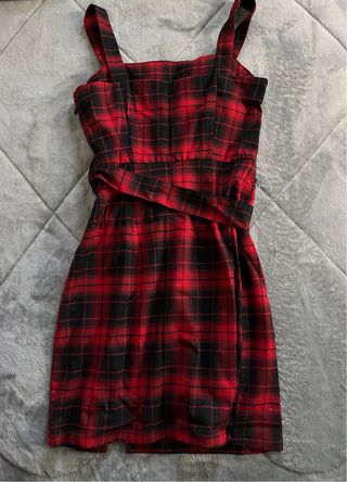 Vestido cuadros H&M XXS