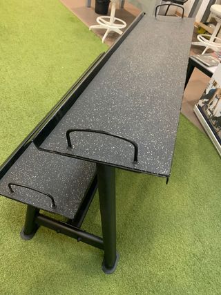 Soporte Mancuernas y kettlebel 2 Niveles Seminuevo