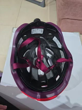 Casco de bici Rockrider morado degradado