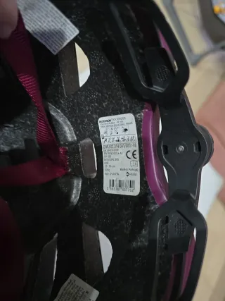 Casco de bici Rockrider morado degradado