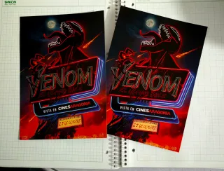 2 Pósters Película Venom El Último Baile