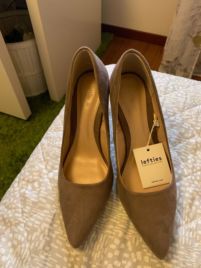 Tacones Lefties Marrones Talla 39