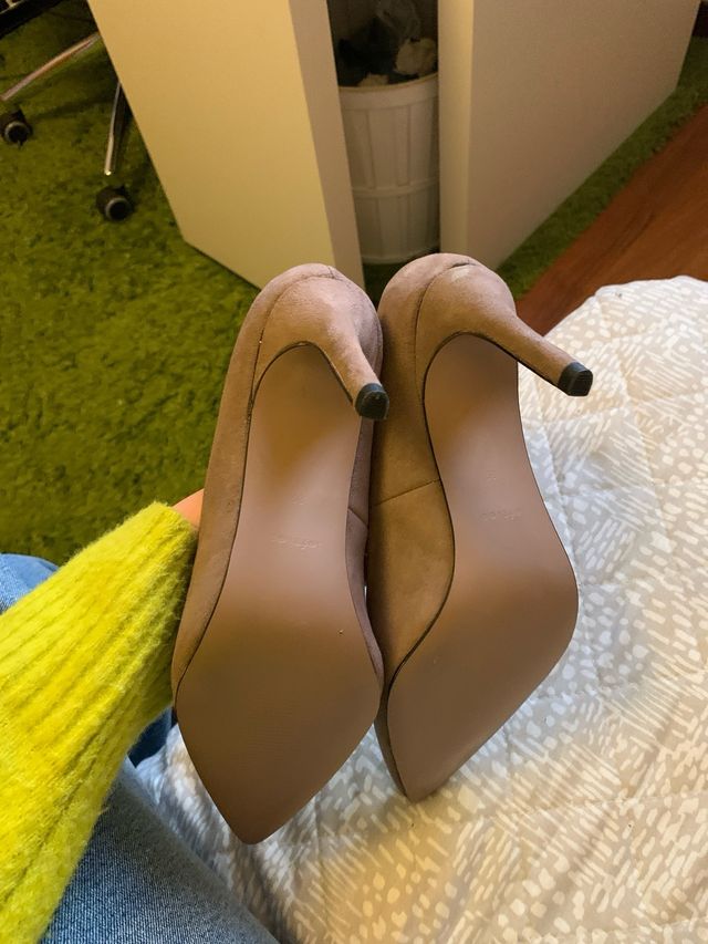 Tacones Lefties Marrones Talla 39