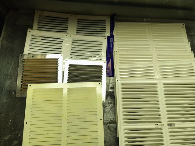 Rejillas de ventilación metálicas