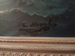 Cuadro de barco antiguo