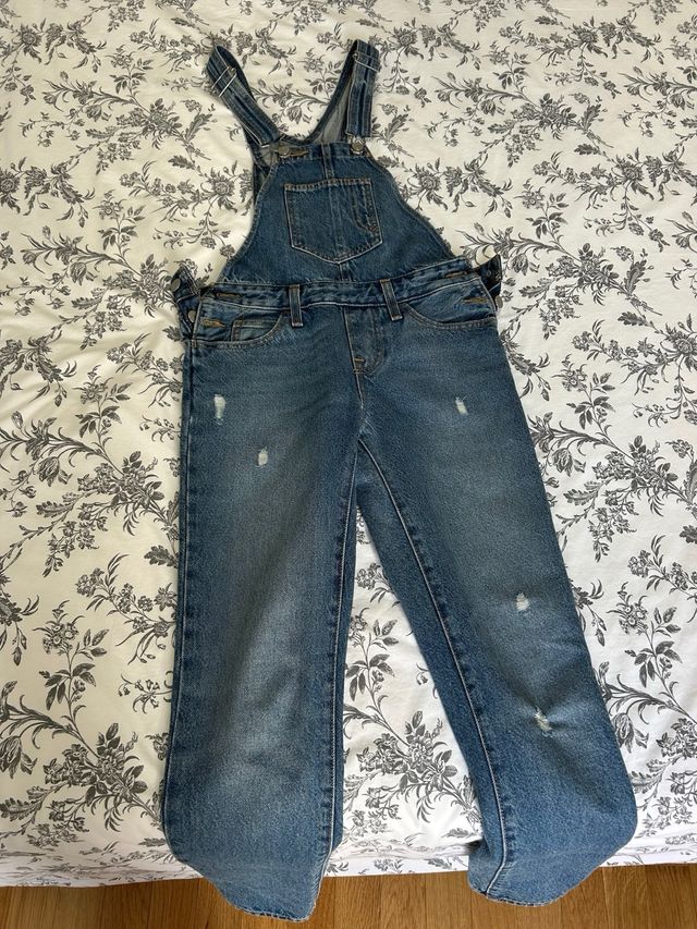 Peto vaquero Levi's pitillo azul