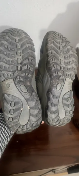 Botas de montaña grises y rosas talla 39