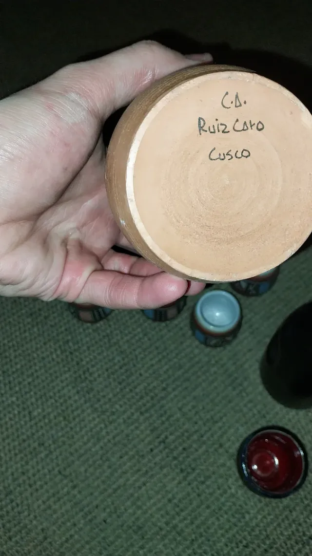 Juego de 2 jarras y 7 vasos de saque