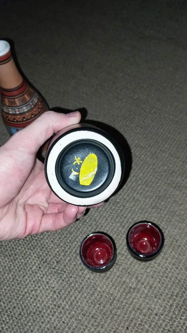 Juego de 2 jarras y 7 vasos de saque