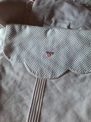 Saco capazo rosa bebé marca uzturre