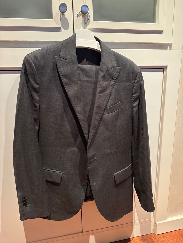 Traje Massimo Dutti Gris Hombre