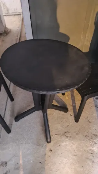 Mesa y 2 Sillas Terraza Exterior