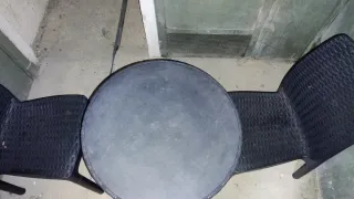 Mesa y 2 Sillas Terraza Exterior