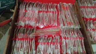 Cubertería antigua metal de bronce y zinc