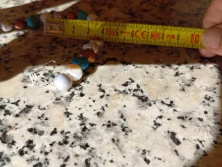 Hilo de perlas naturales multicolor