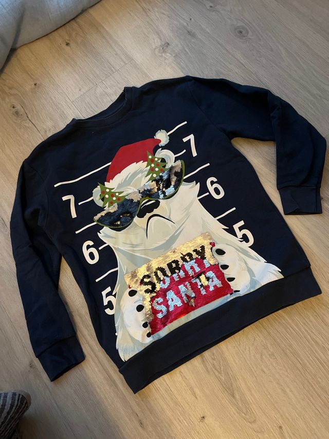 Sudadera navideña niño oso polar