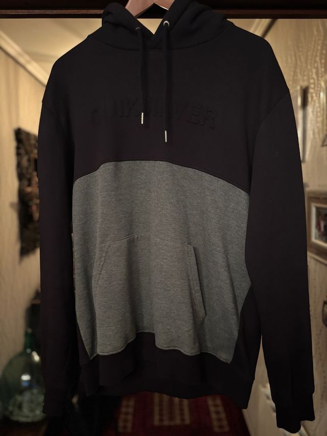 Sudadera Quiksilver Negra y Gris