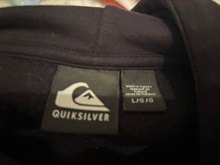 Sudadera Quiksilver Negra y Gris
