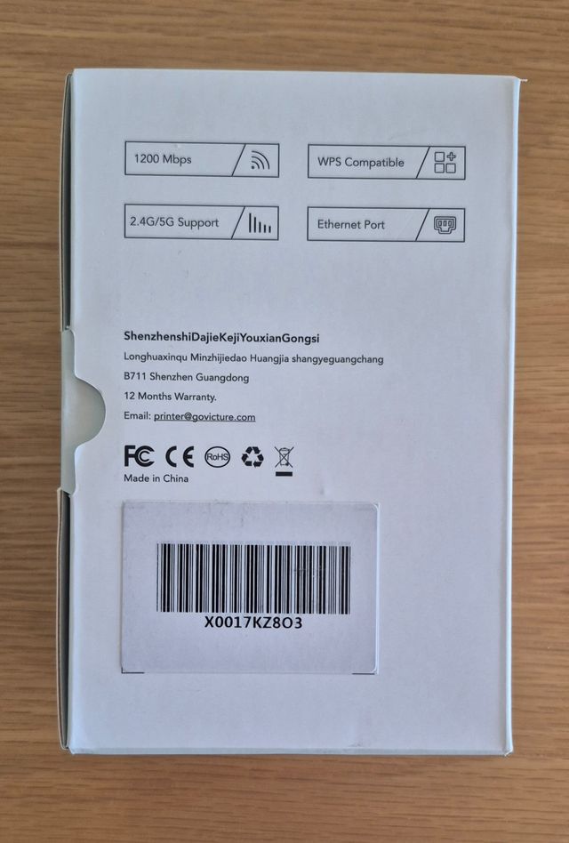 Victure WE1200 Extensor WiFi