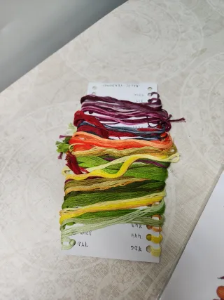 Kit Punto de Cruz Centro de Labores