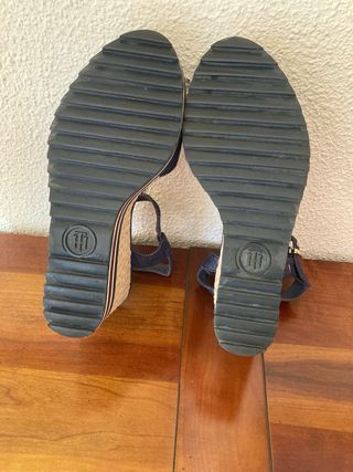 Sandalias cuña vaqueras Tommy Hilfiger