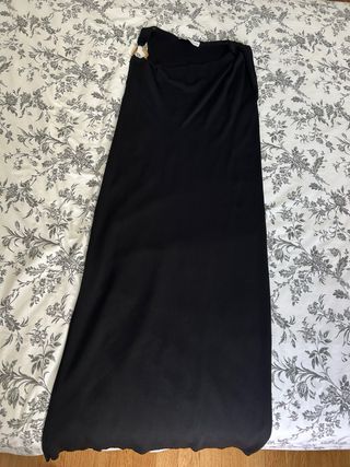 Vestido negro Zara fiesta cóctel