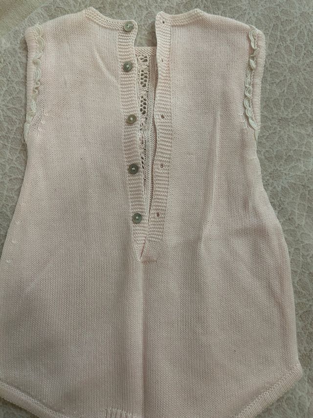 Pelele punto bebé niña verano