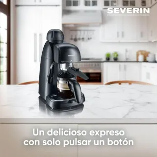 Cafetera Express Severin con espumador