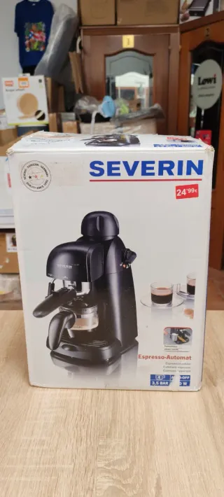 Cafetera Express Severin con espumador