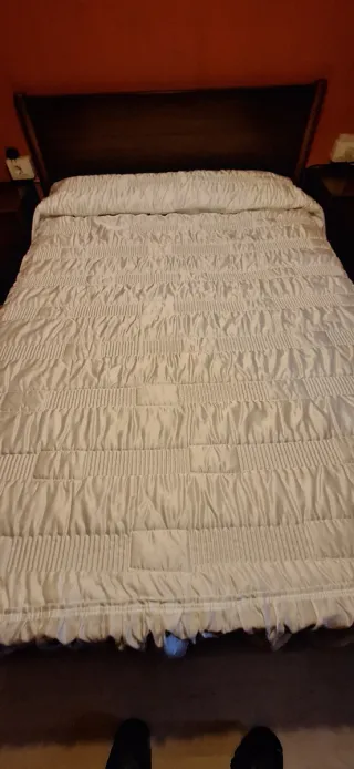 EDREDON BLANCO PARA CAMA DE 135