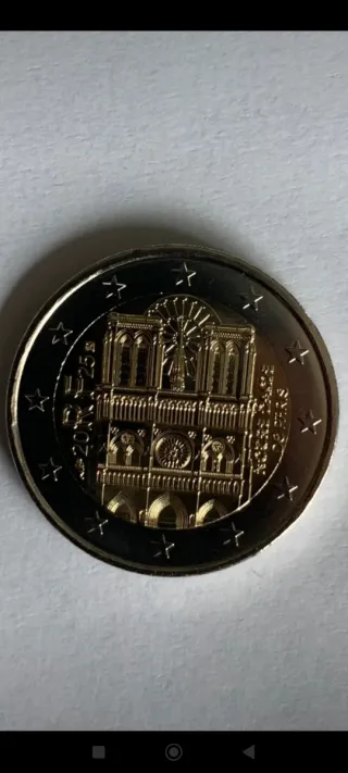 Moneda 2€ Francia 2025 Notre Dame