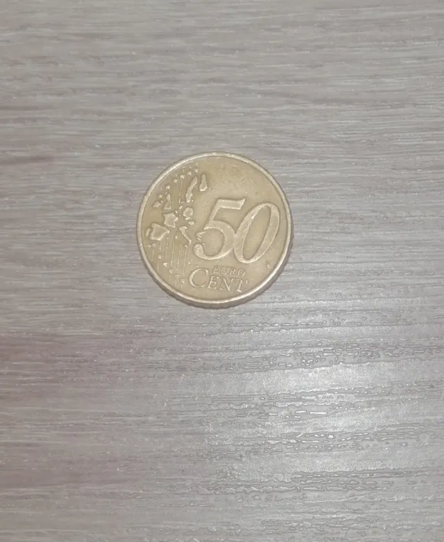 Moneda 50 céntimos Grecia 2002