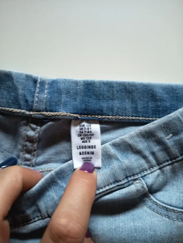 Leggings vaqueros niña