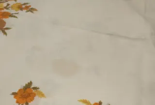 Tovaglia cotone percalle con fiori