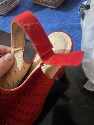 Scarpe Rensia rosse taglia 39