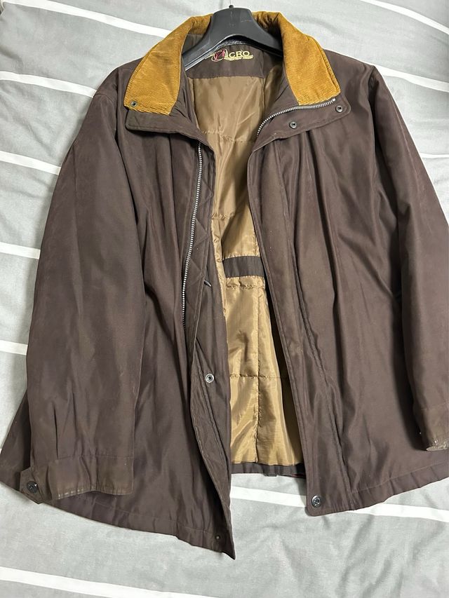 Abrigo marrón de señor