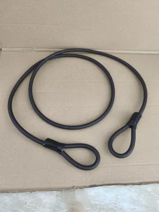 Cable candado bici negro