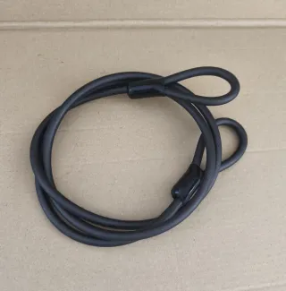 Cable candado bici negro
