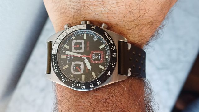 Reloj Tissot PRS 516 Cronógrafo Acero Negro