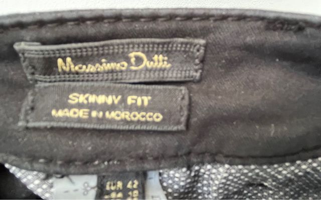 Pantalones negros Massimo Dutti Talla 42