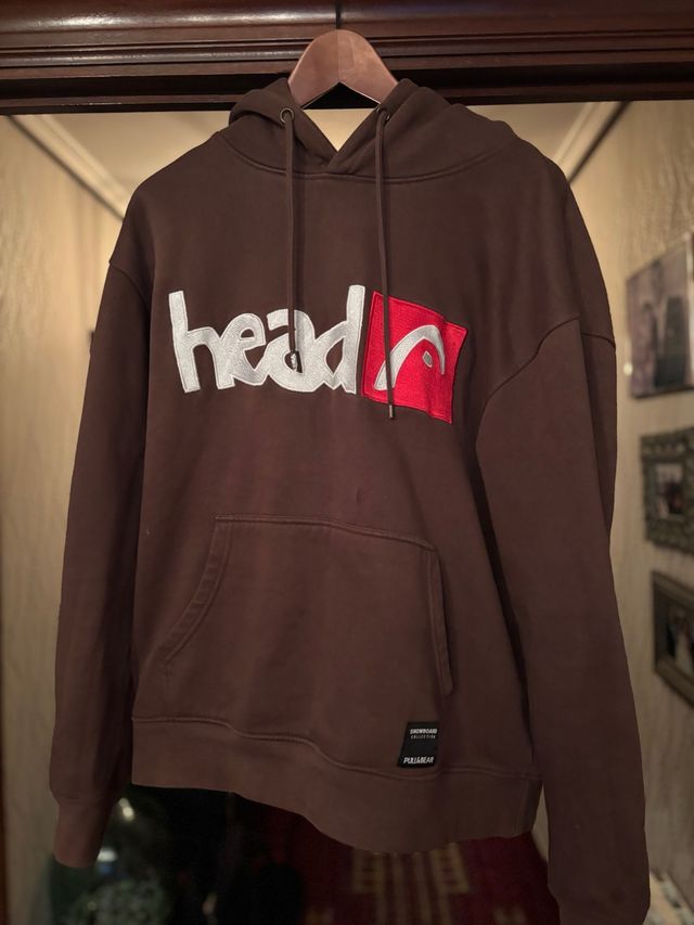 Sudadera con capucha Head marrón