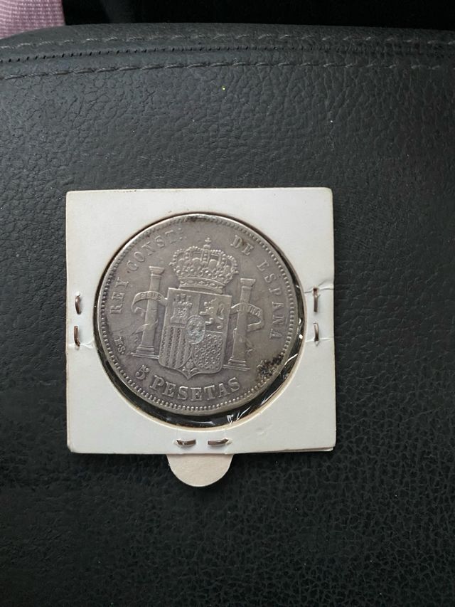 Moneda 5 Pesetas Alfonso XII 1884