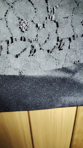 Vestido negro encaje y chaqueta,la chaqueta 44