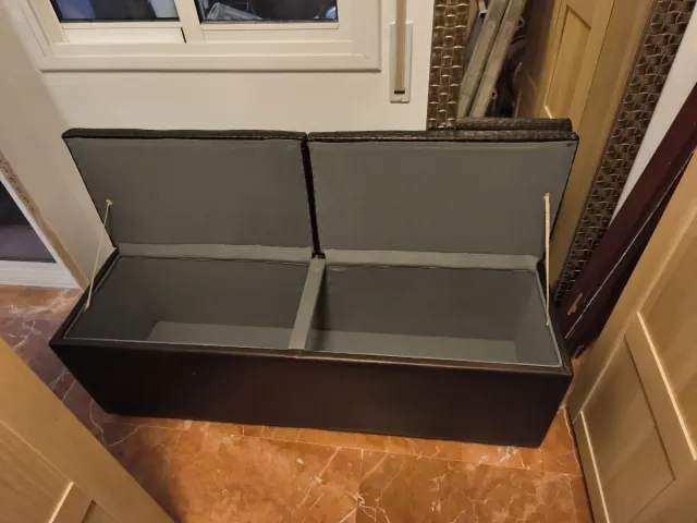 Baúl de almacenamiento doble piel sintética